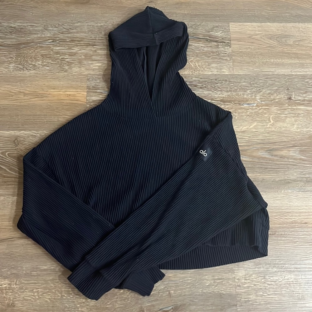 Al Yoga Muse Hoodie- NAVY BLUE